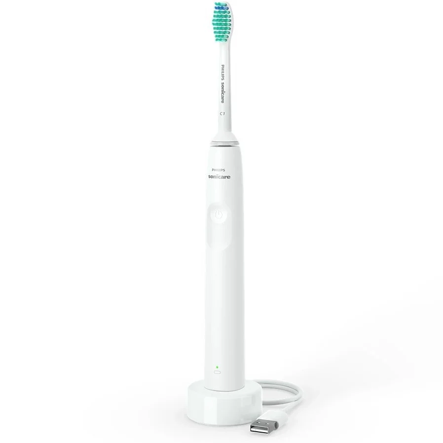 Щітка зубна електр, Philips, Sonicare 2100 Series, 31т, коливань в хв, насадок-1, білий