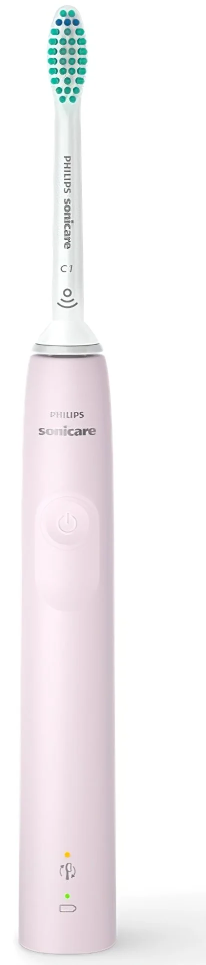 Щітка зубна електр, Philips, Sonicare 3100 series, 31т, коливань в хв, насадок-1, рожевий - 2