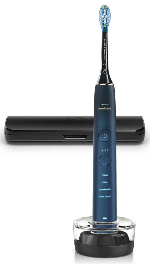 Щітка зубна електр, Philips, Sonicare DiamondClean 9000 Series, 62т, коливань в хв, насадок-1, футля