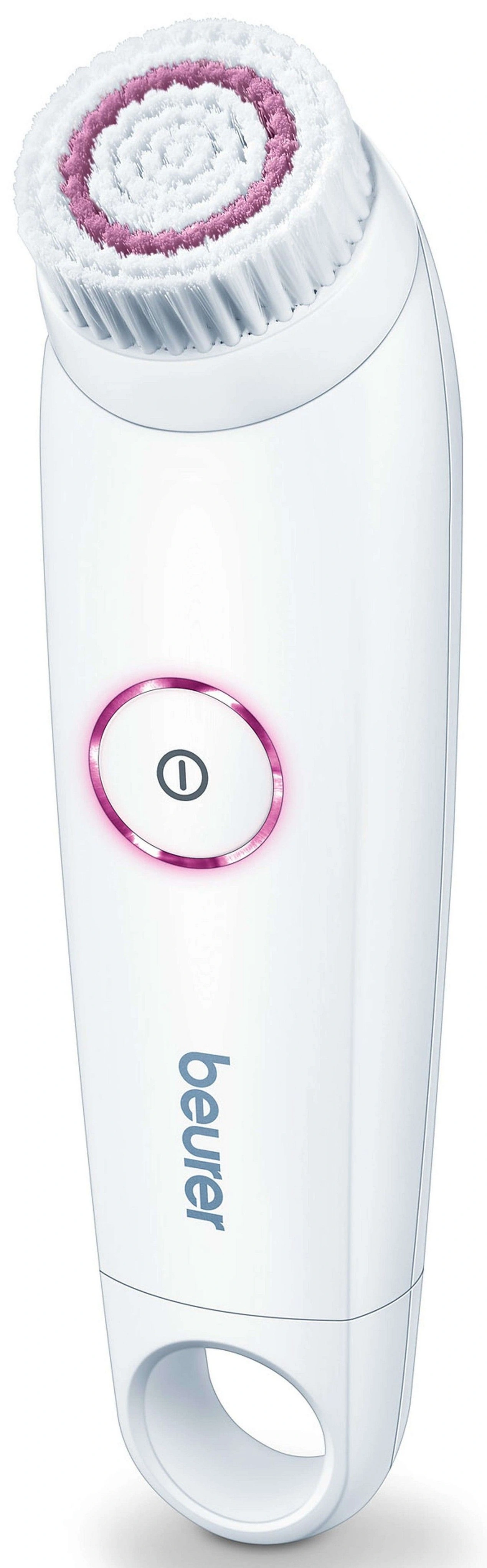 Щітка-масажер Beurer для обличчя, АААх2 в комплекті, 2 швидкості, білий