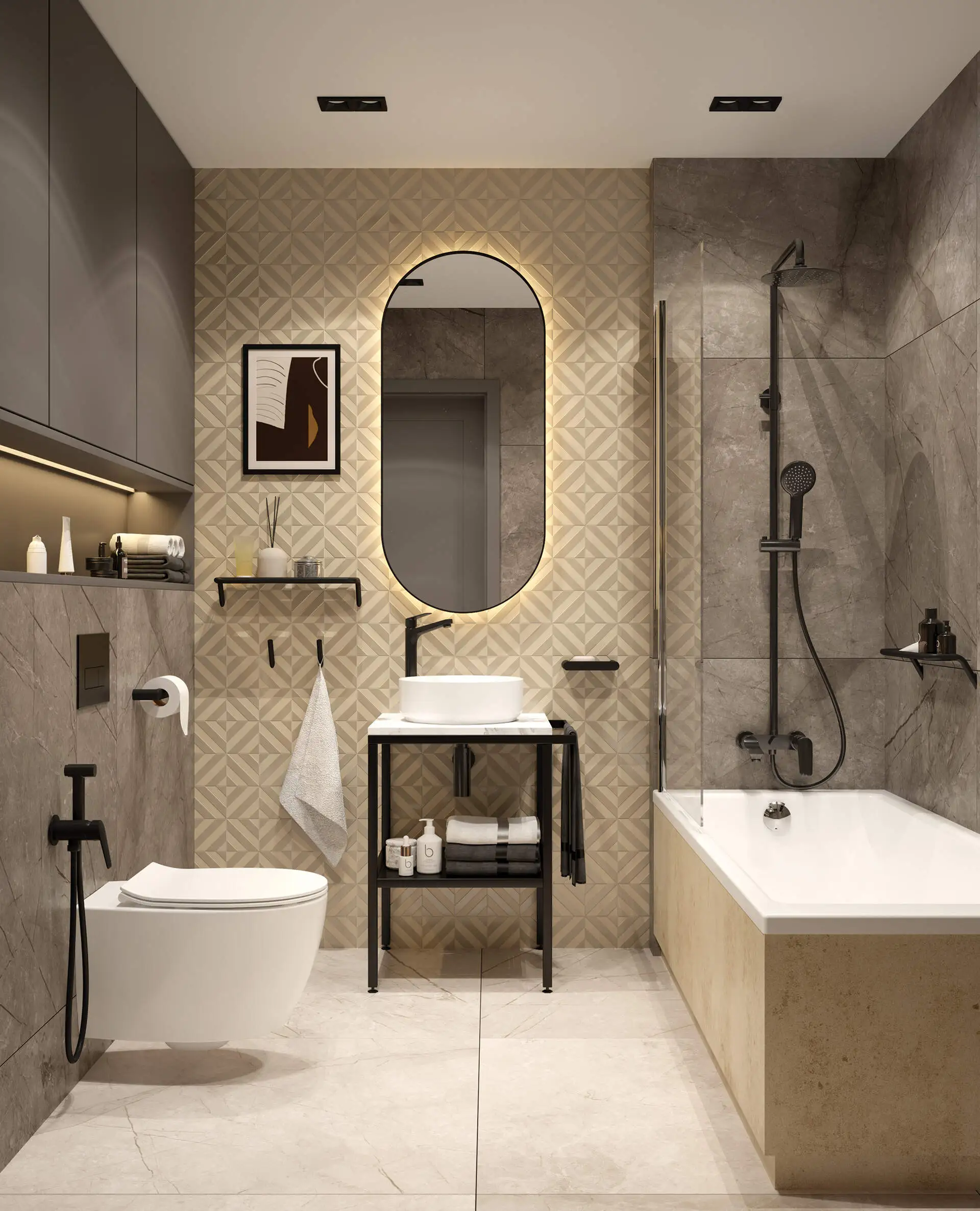 Кнопка зливу Deante slim до інсталяцій прихованого монтажу, чорна - 2