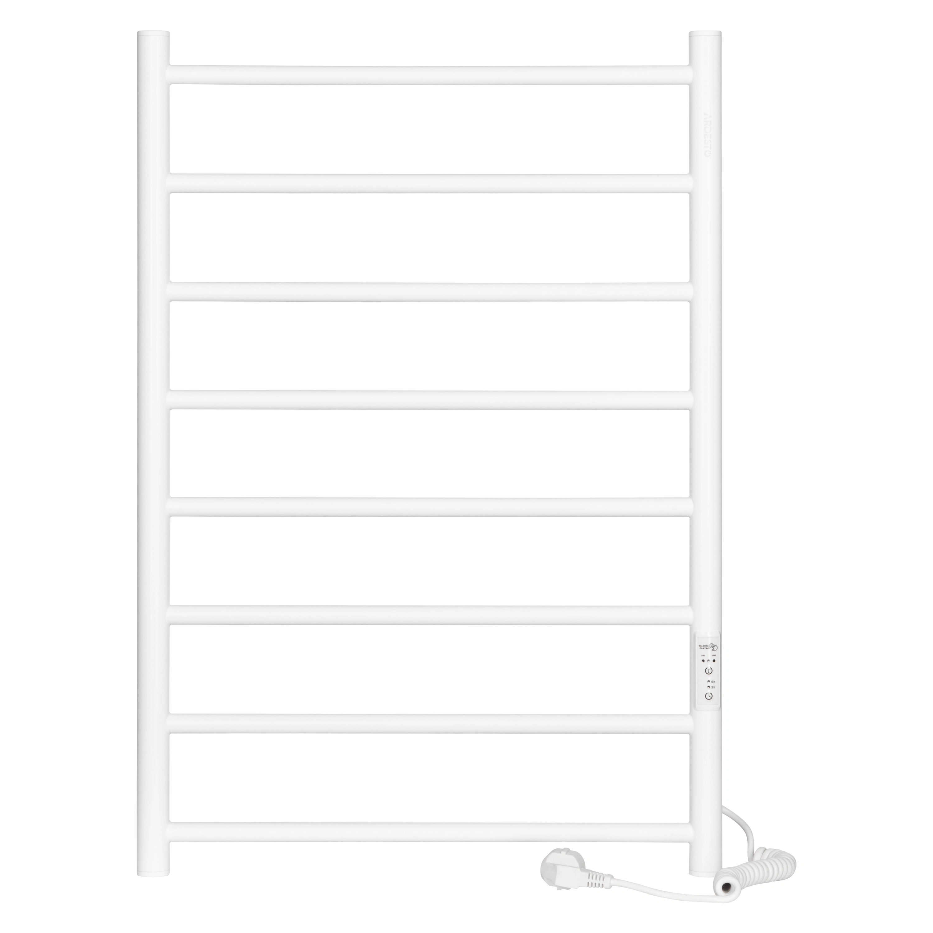 Рушникосушка Ardesto електрична  Classik-TR K, 770x530х80мм, таймер-регулятор, сталь, білий матовий - 2