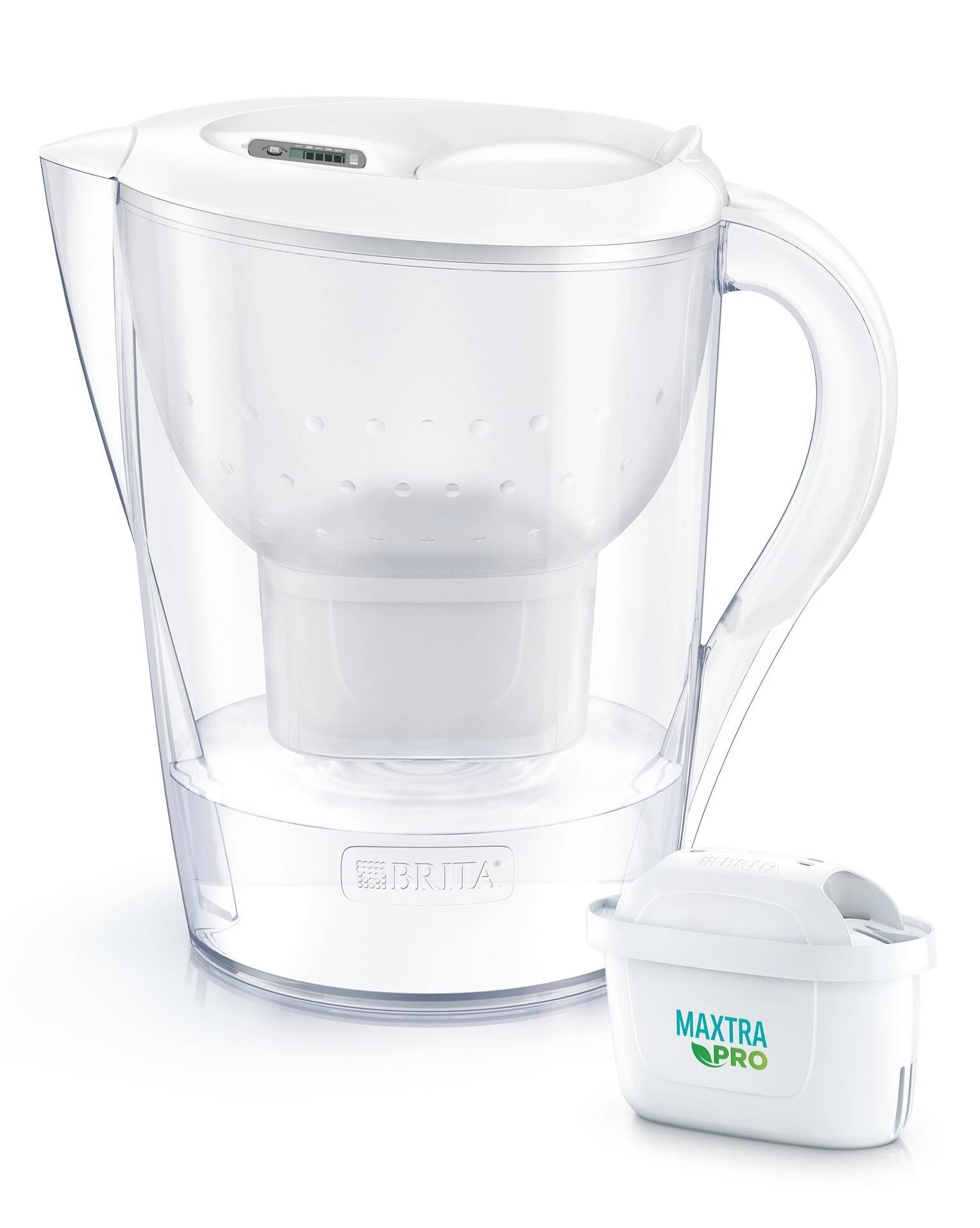 Фільтр-глечик Brita Marella XL Memo MXPro 3.5л (2л очищеної води) з фільтр-картриджем, синій