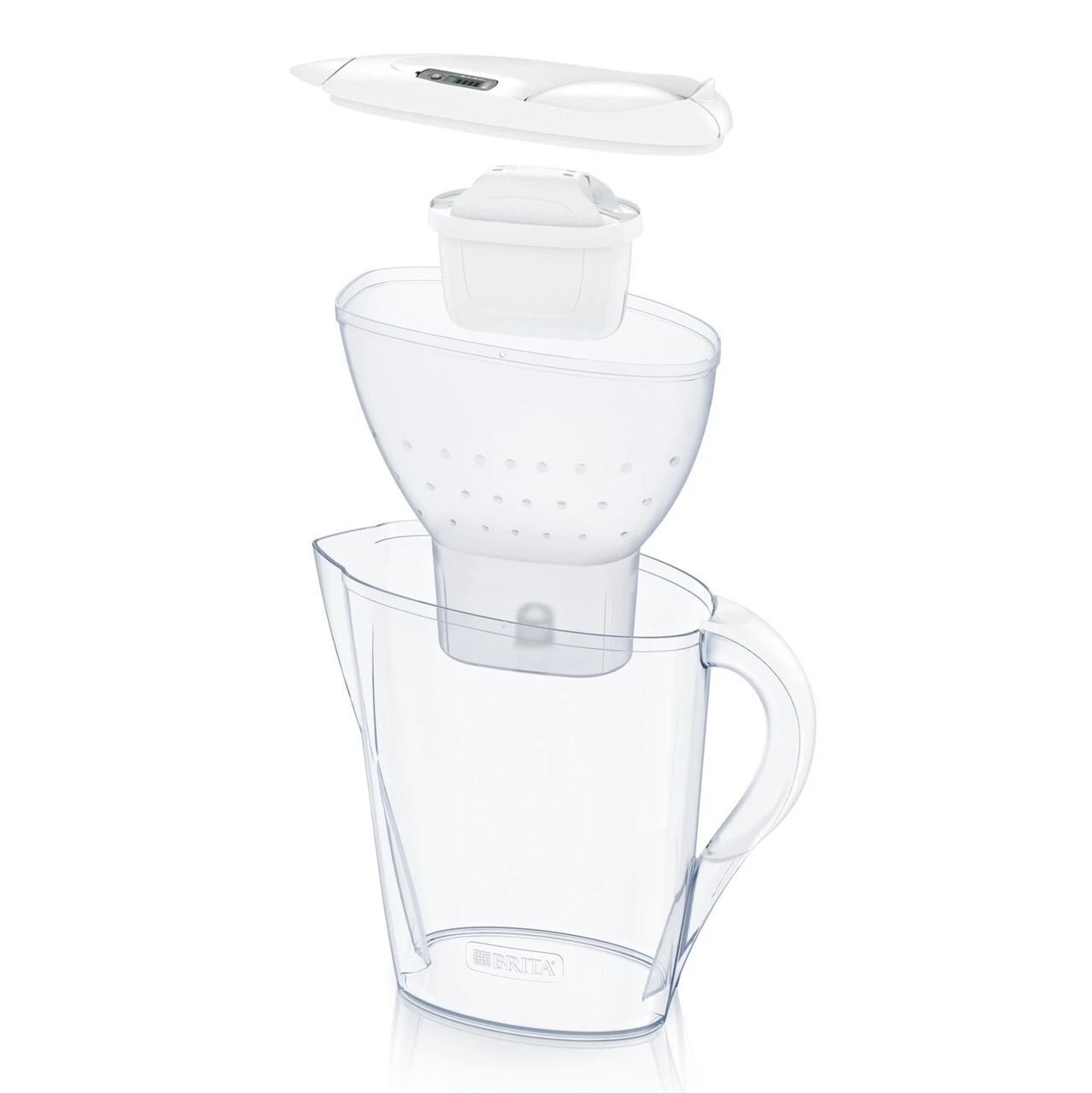 Фільтр-глечик Brita Marella XL Memo MXPro 3.5л (2л очищеної води) з фільтр-картриджем, синій - 2
