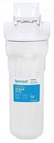 Фільтр магістральний Ecosoft 10", підключення 1/2, з поліпропіленовим картриджем