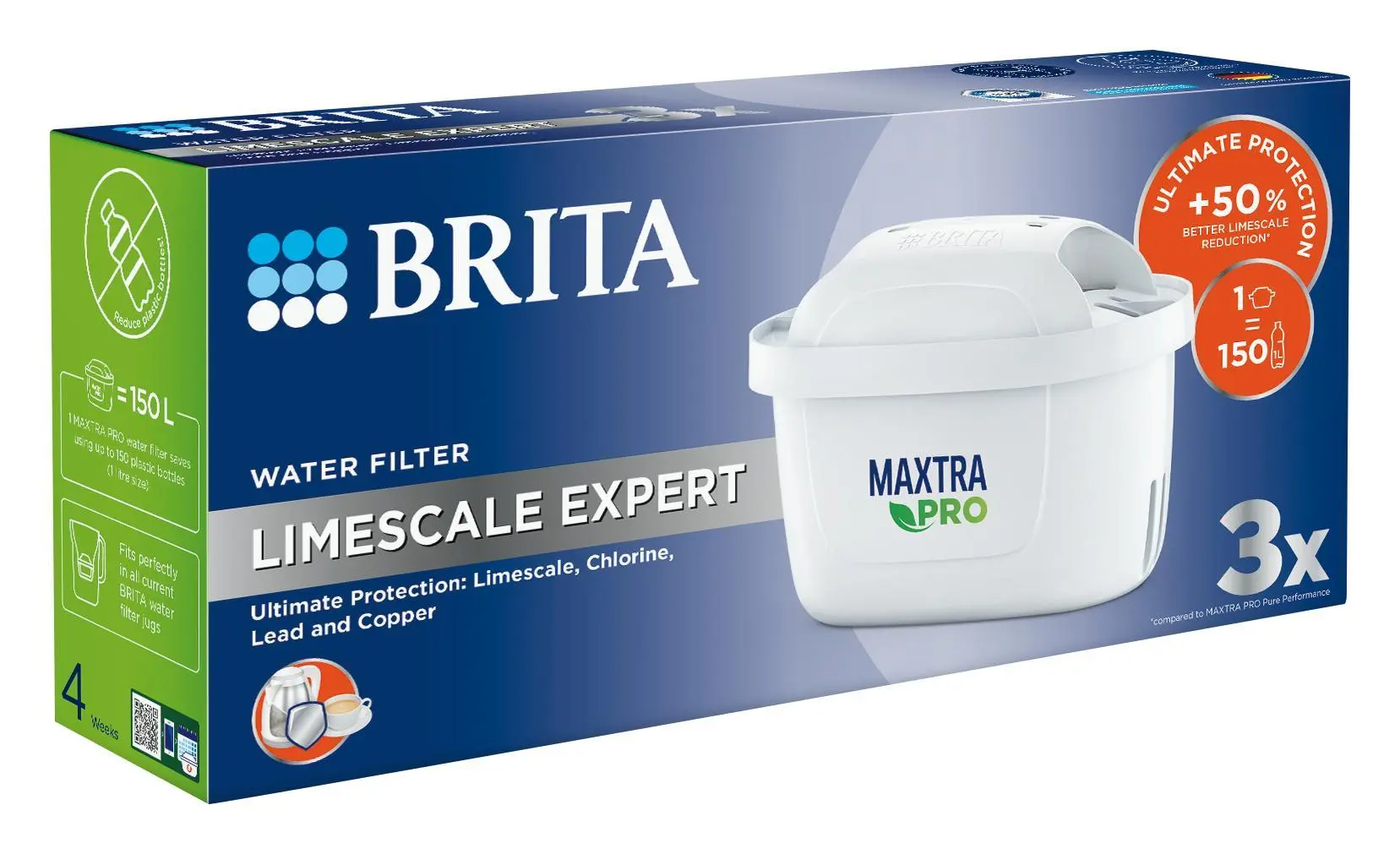 Фільтр-картридж Brita  MXPro Limescale для жорсткої води 3шт - 2