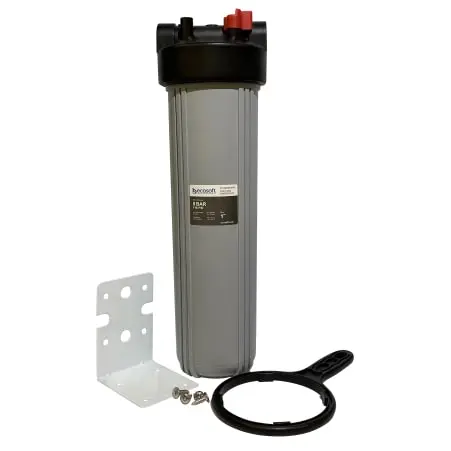 Фільтр магістральний Ecosoft ВВ20, підключення 1", 2 ущільнювальні кільця, без картриджа