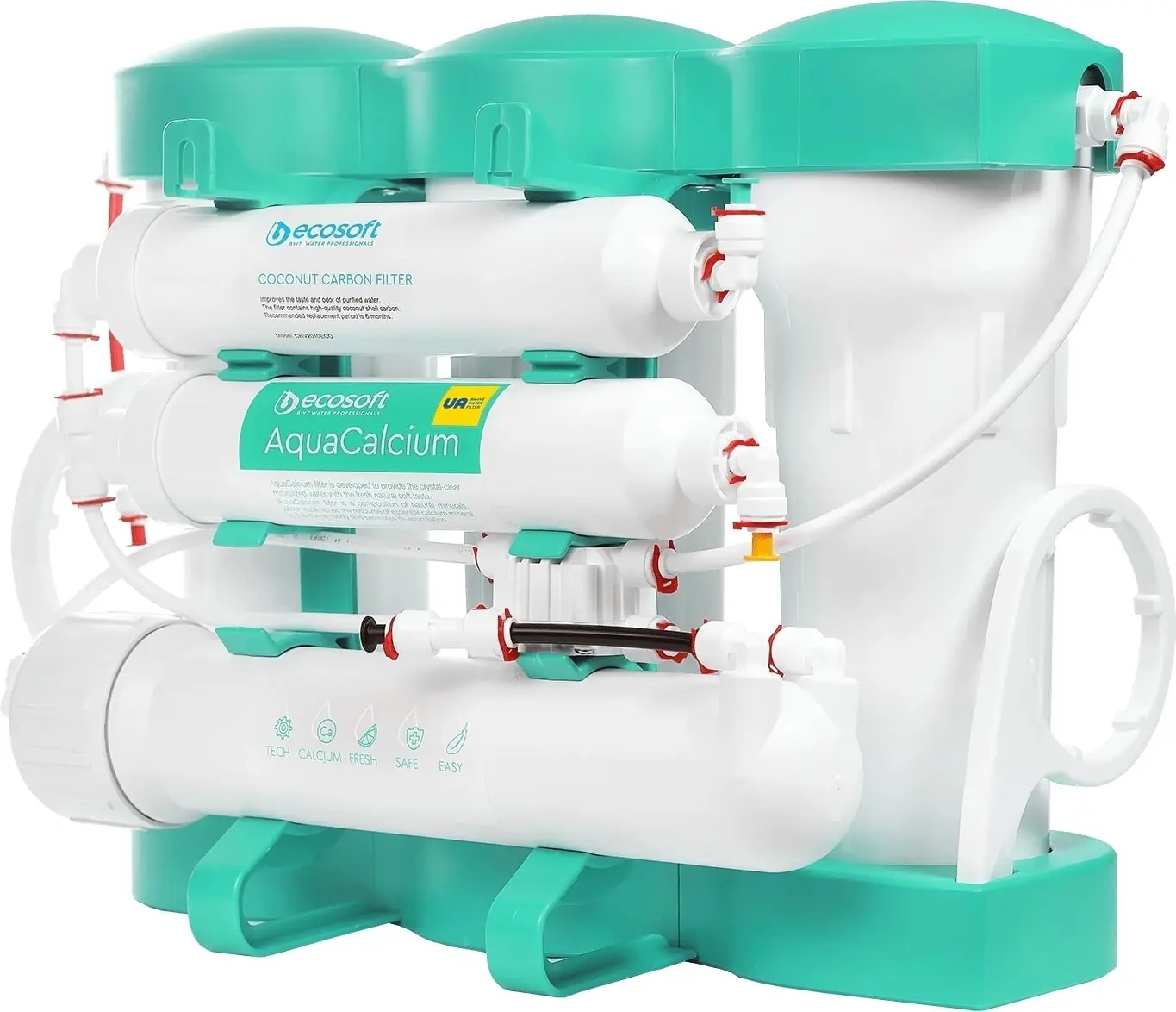 Фільтр зворотного осмосу Ecosoft P’URE AQUACALCIUM Mint, мембрана 75gpd DuPont, картридж AquaCalcium - 2