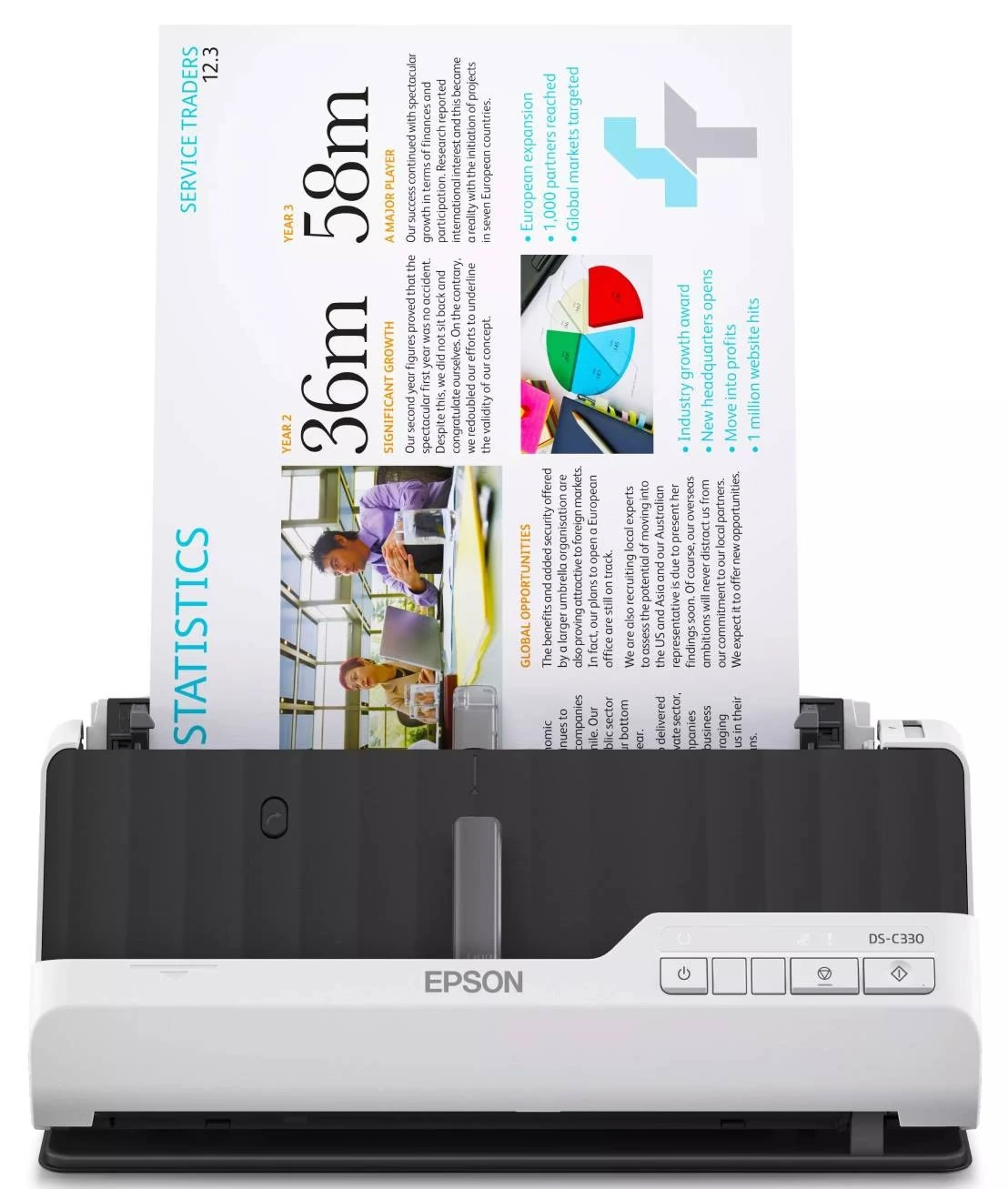 Сканер A4 Epson DS-C330 - 2