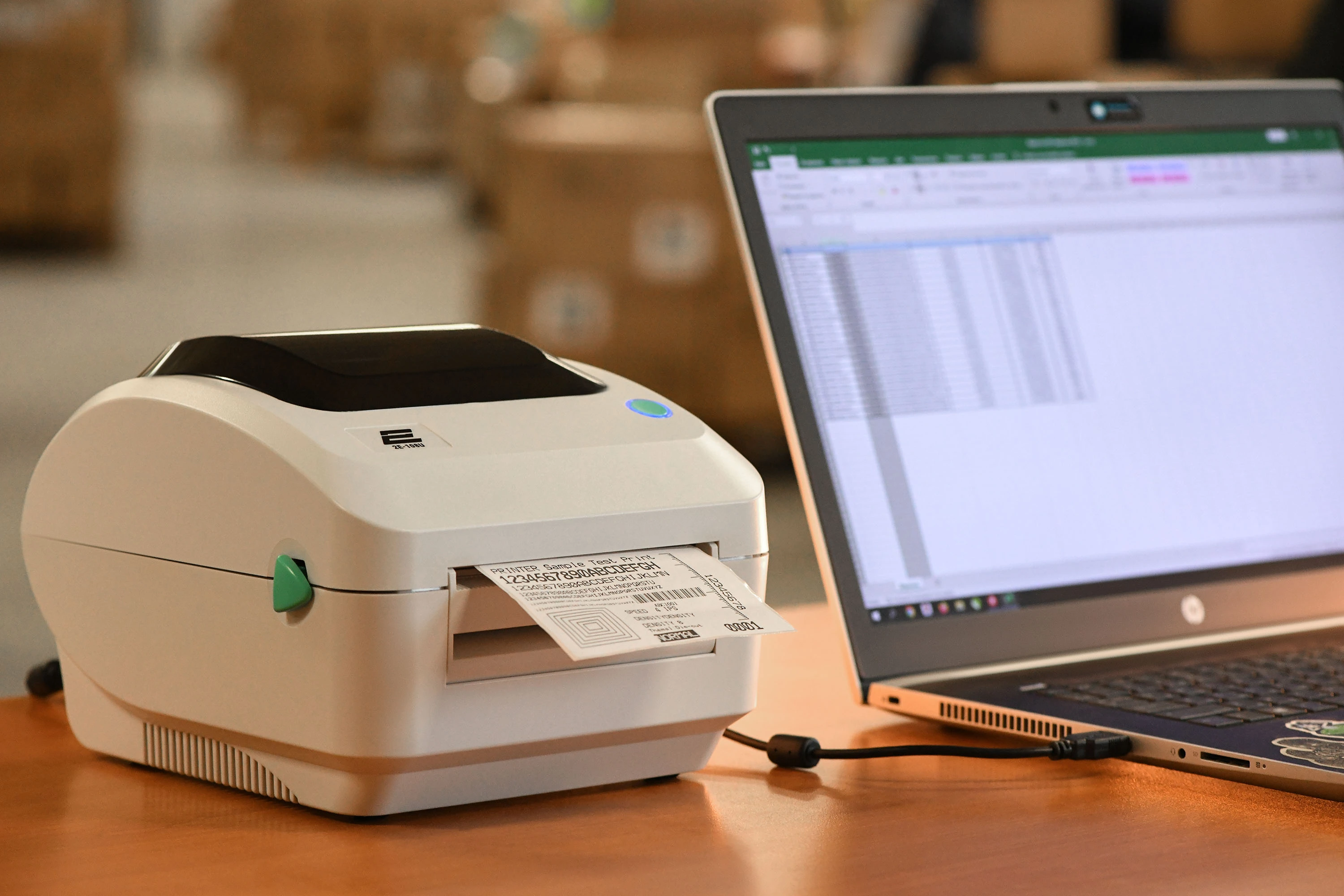 Термопринтер етикеток 2E 108U 203dpi 25-108мм USB - 2