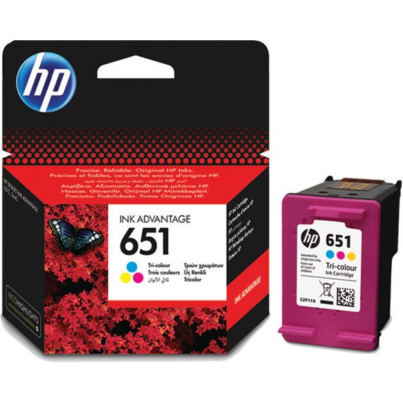 Картридж HP No.651 C2P11AE Tri-color (для DJ Ink Advantage 5575/5645/OfficeJet 202)