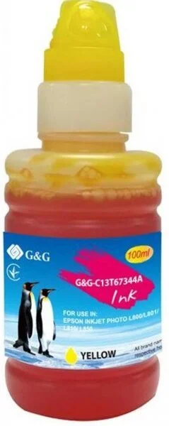 Контейнер з чорнилом G&G до Epson L800 yellow