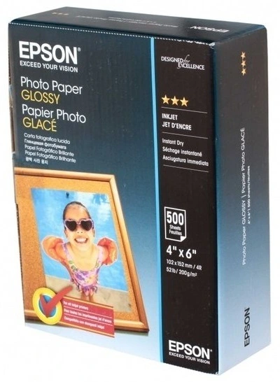Папір Epson 100mmx150mm Glossy Photo Paper, 500 арк