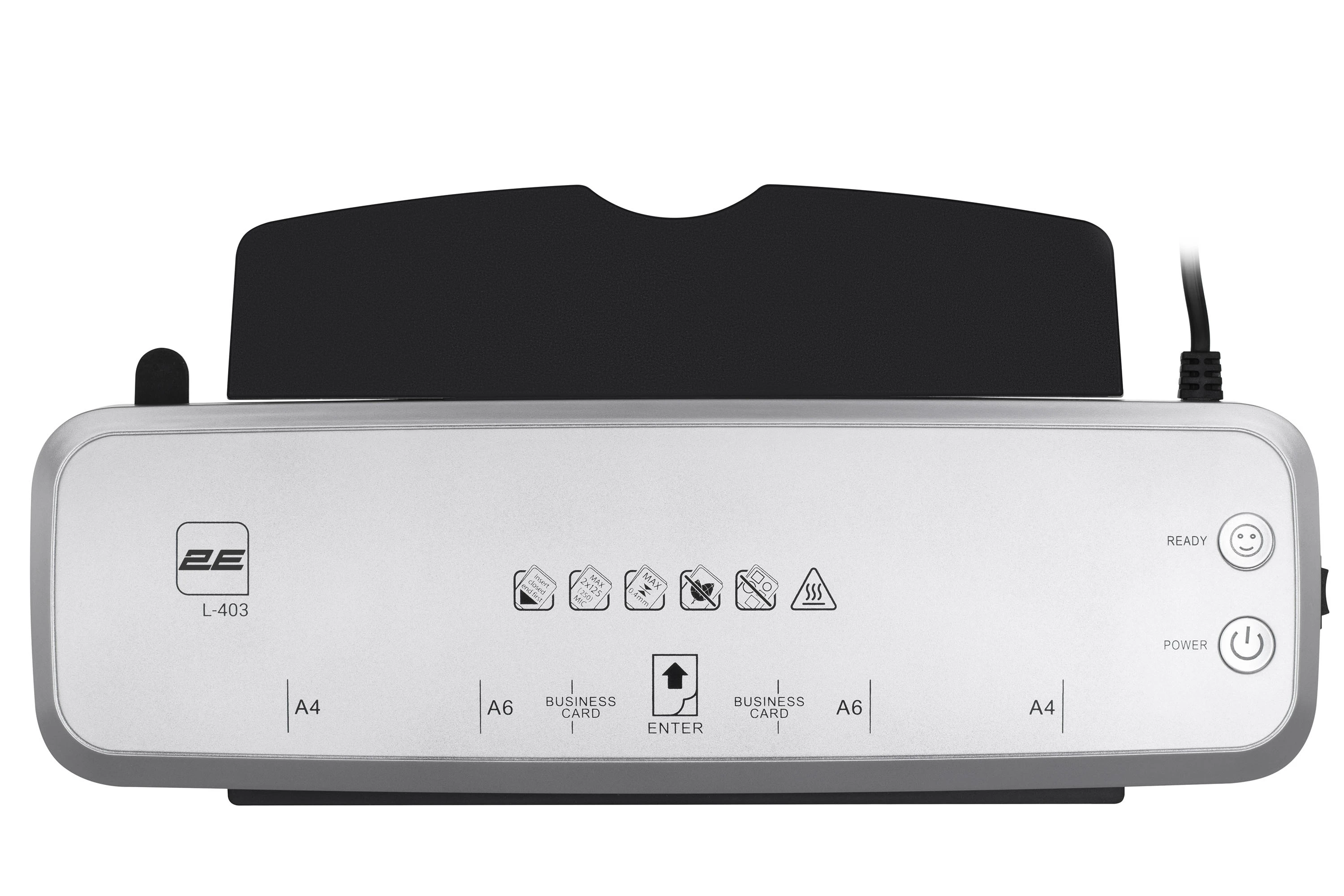 Ламінатор А4 2E L-403, 300мм/хв, 80-125мкм, гаряче та холодне ламінування - 2