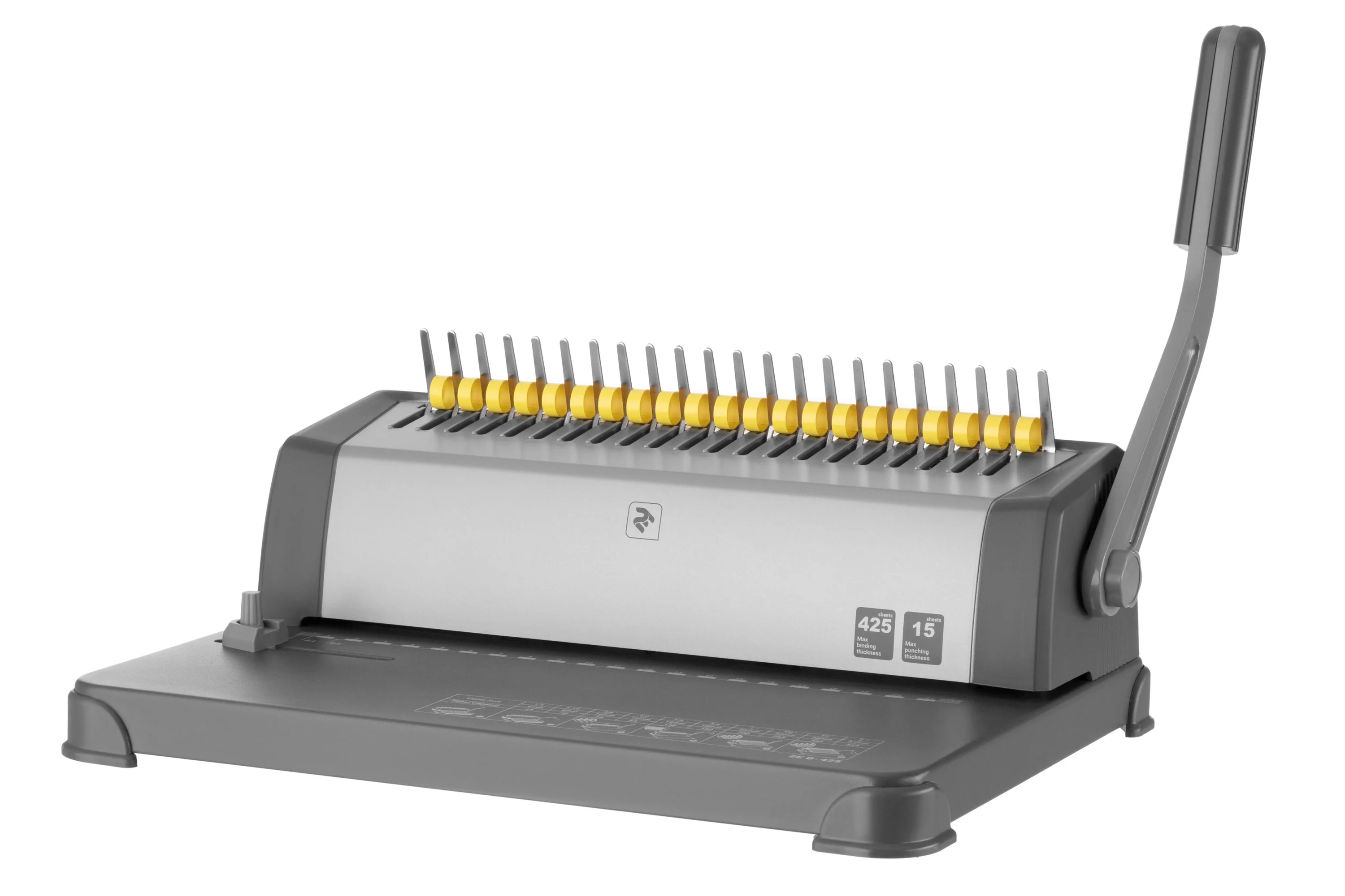 Пластикові пружини 2E для біндерів, 10мм, жовті, 100шт - 2