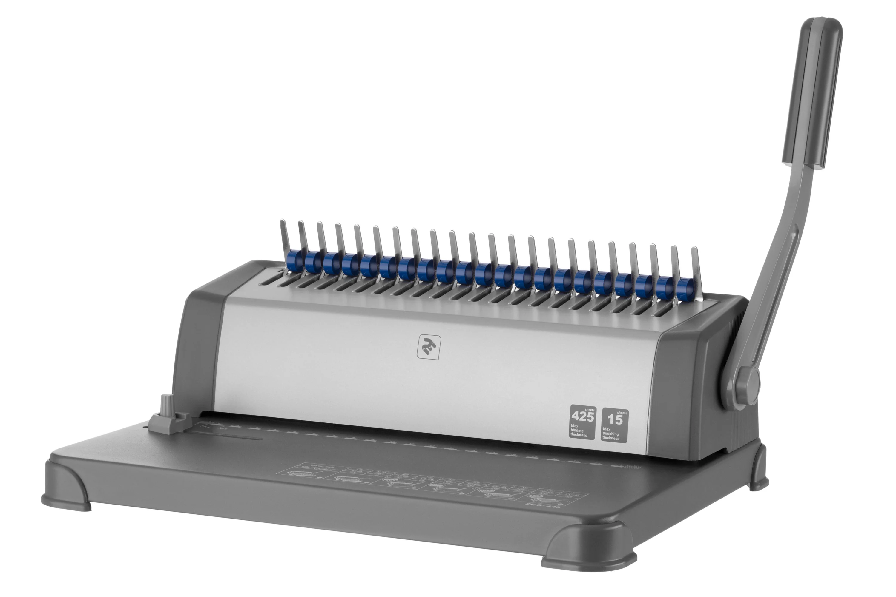 Пластикові пружини 2E для біндерів, 12мм, сині, 100шт - 2