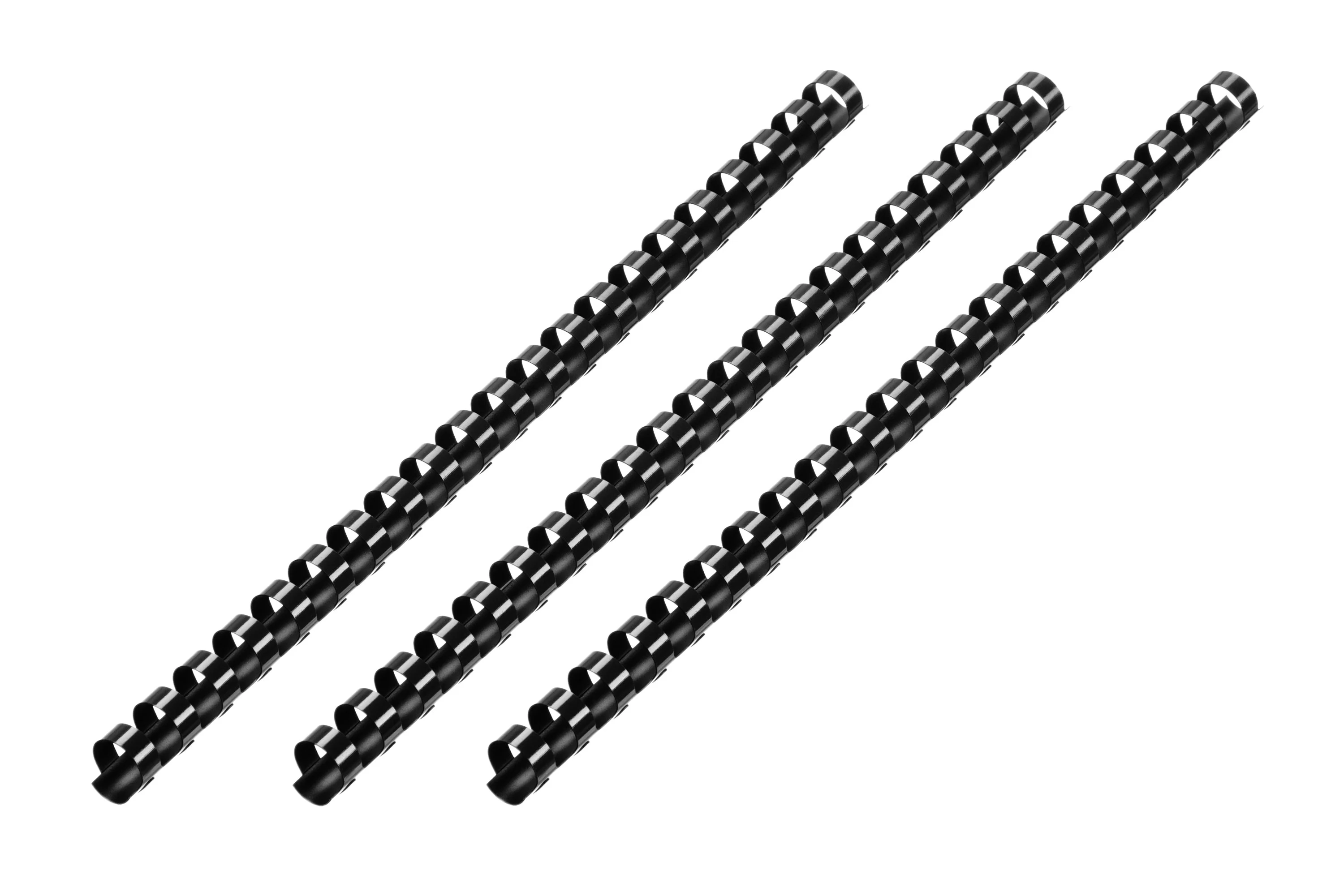 Пластикові пружини 2E для біндерів, 14мм, чорні, 100шт