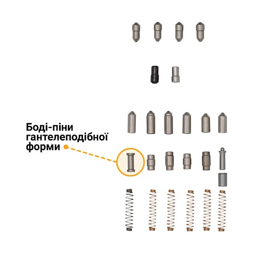 Циліндр CISA Astral Tekno PRO 95T (45*50T) нікель матовий 5 ключів - 8