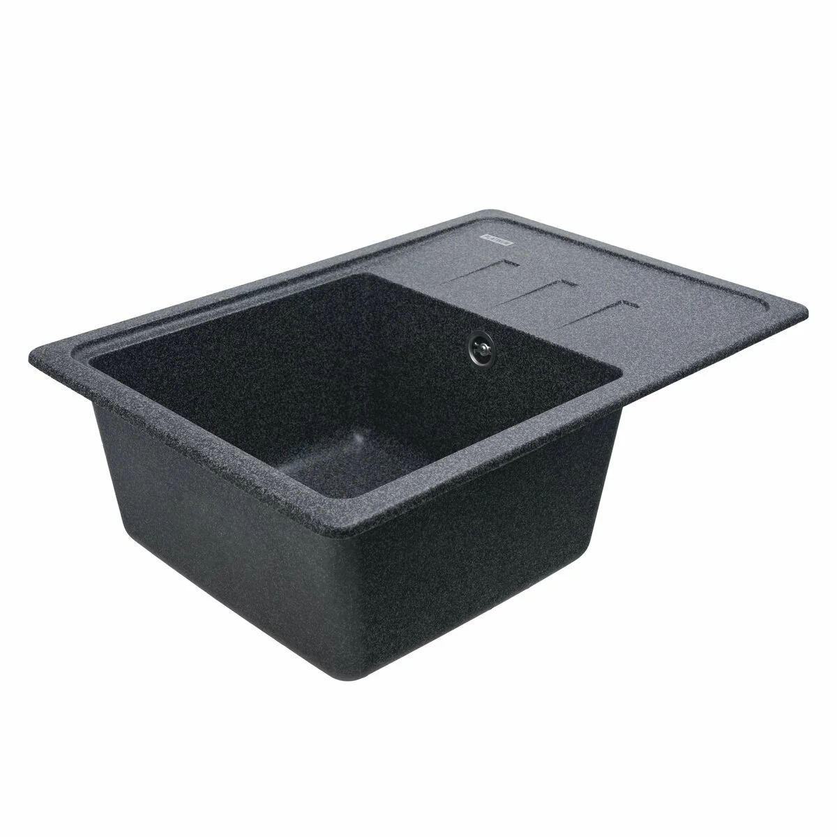 Гранітна мийка для кухні VALESO 6243 LIANA матова Графіт - 2