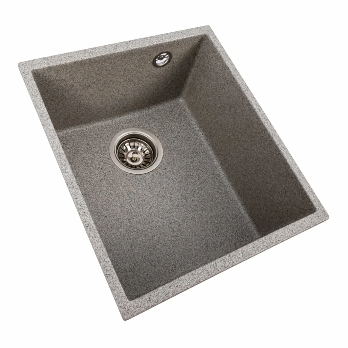 Гранітна мийка для кухні VALESO 3744 ROXY матова Сіра - 2