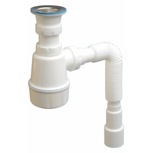 Сифон з відстійником для мийок з малою горловиною з гофрою 1060 NOVA