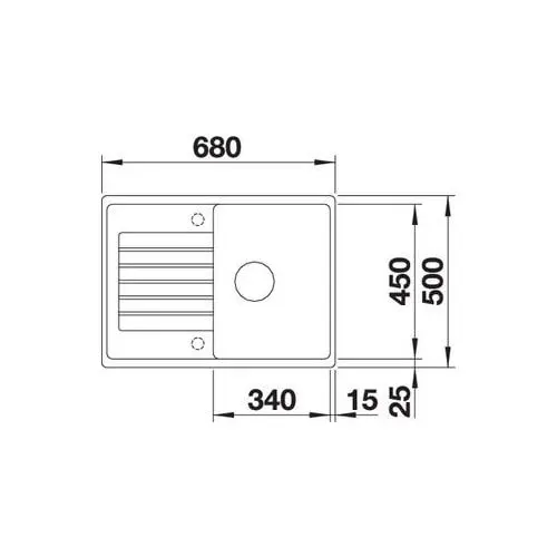 Кухонна мийка Blanco - 524725 ZIA 45 S COMPACT - 2