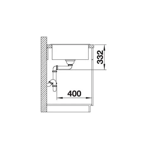 Кухонна мийка Blanco - 524725 ZIA 45 S COMPACT - 4