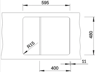 Кухонна мийка Blanco - 526006 ZIA 40 S - 4