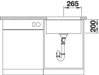 Кухонна мийка Blanco - ETAGON 500-U (525887) - 4