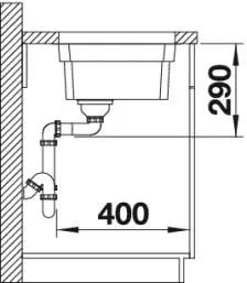 Кухонна мийка Blanco - ETAGON 500-U 521841 - 4