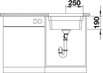 Кухонна мийка Blanco - ETAGON 500-U 521841 - 3