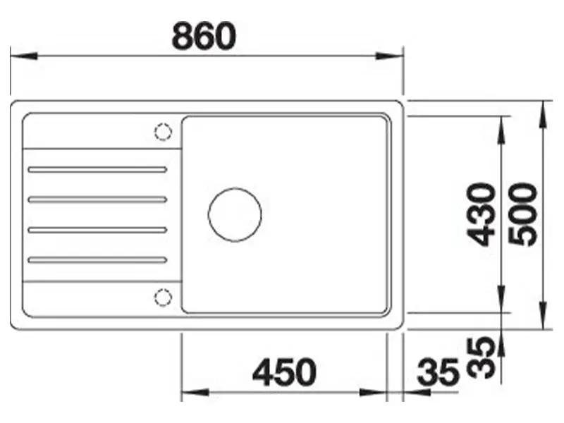 Кухонна мийка Blanco - LEGRA XL 6 S 527091 - 5