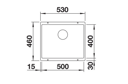 Кухонна мийка Blanco - ROTAN 500-U 526098 - 2