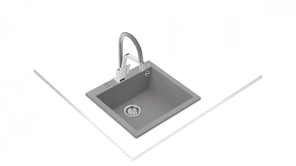 Кухонна мийка Teka - FORSQUARE 50,40 TG СЕРЫЙ 115230006 - 2