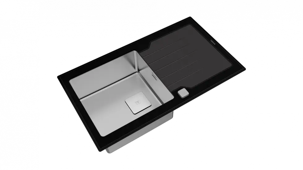 Кухонна мийка Teka - DIAMOND 1B 1D 86 BL ПОЛИРОВАННАЯ 115100011 - 3