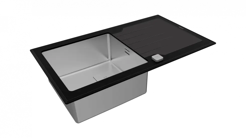 Кухонна мийка Teka - DIAMOND 1B 1D 86 BL ПОЛИРОВАННАЯ 115100011 - 11