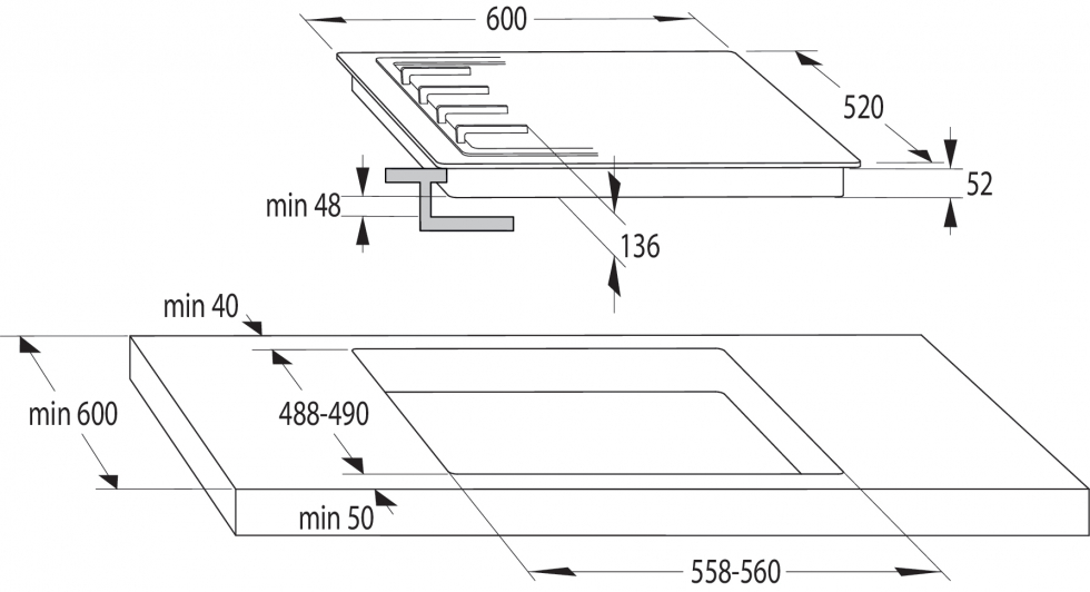 Варильна поверхня Gorenje - GTW 642 SYW - 2
