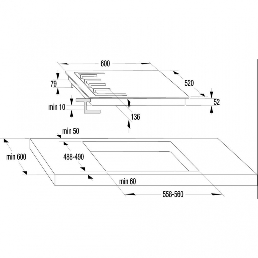 Варильна поверхня Gorenje - GW 641 EX - 8