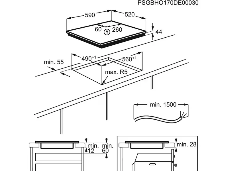 Варильна поверхня Electrolux - LIV 63431 BK - 20