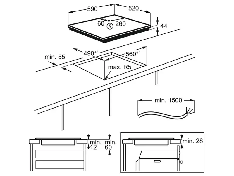 Варильна поверхня Electrolux - CIR 60430 CB - 10