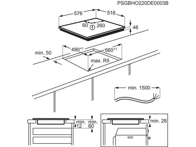 Варильна поверхня Electrolux - EIT 60443 X - 7