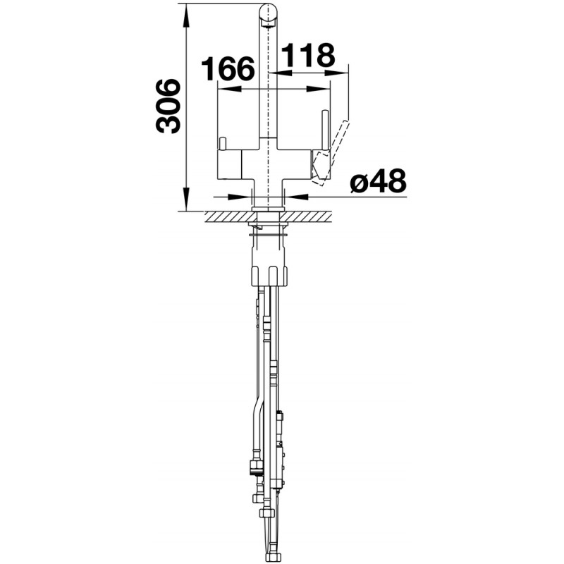 Змішувач кухонний Blanco - FONTAS-S II(526694) - 14