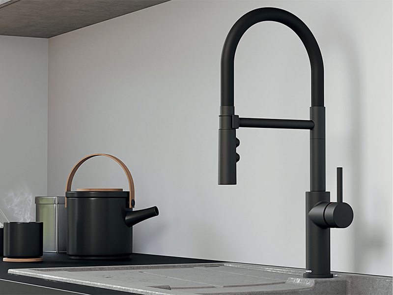 Змішувач кухонний Blanco - CATRIS-S Flexo black matt 525793 - 12