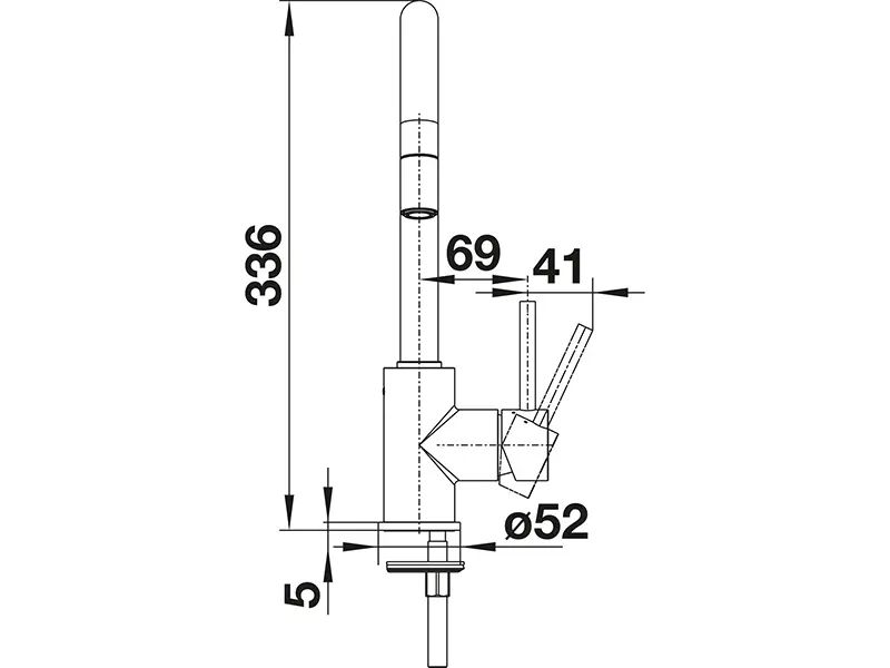 Змішувач кухонний Blanco - MIDA-S 526653 - 23
