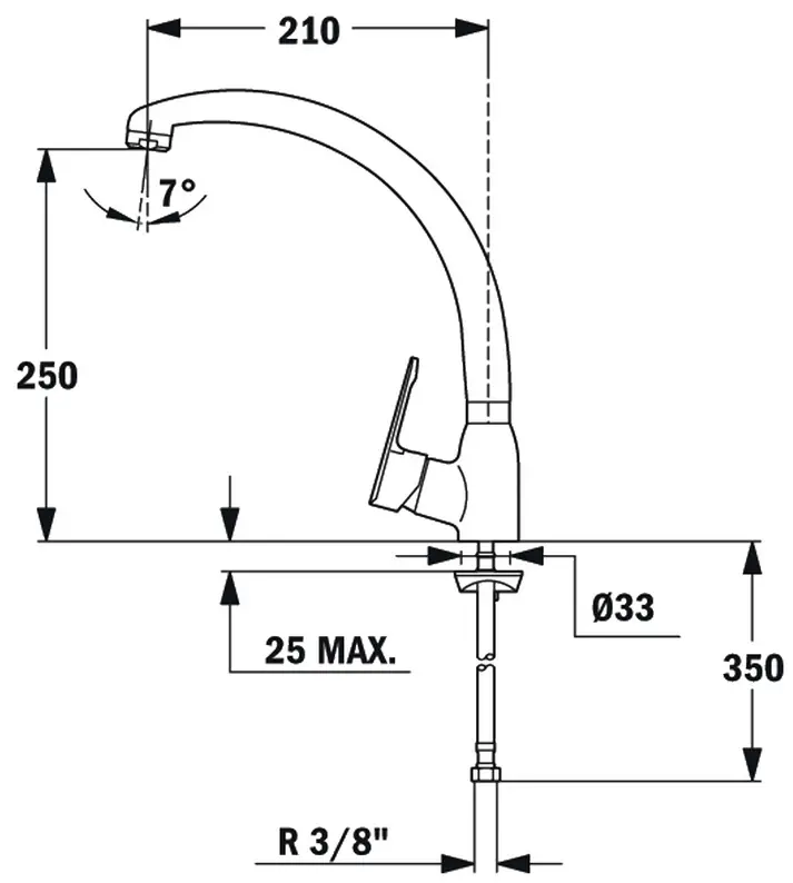 Змішувач кухонний Teka - MN 8191462 - 2