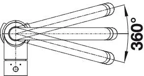 Змішувач кухонний Blanco - 521454 MIDA-S - 8