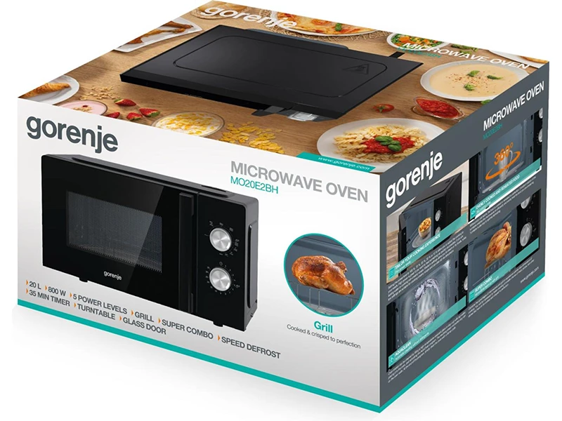 Мікрохвильова піч Gorenje - MO 20 E2BH - 8