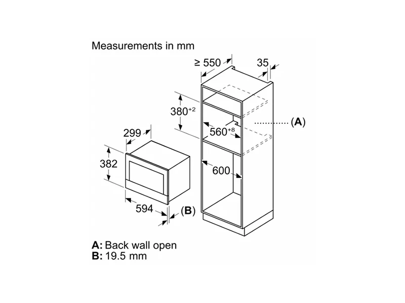 Мікрохвильова піч вбудована Siemens - BE732L1B1 - 6