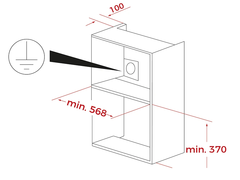 Мікрохвильова піч вбудована Teka - ML 8220 BIS FBK FULL BLACK (112030017) - 10