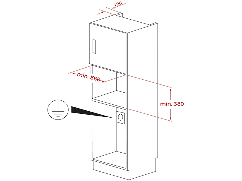Мікрохвильова піч вбудована Teka - ML 8220 BIS FBK FULL BLACK (112030017) - 13